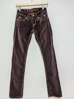 Rock Revival ベロアスキニーパンツ　レア　希少