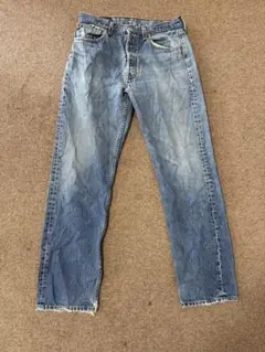 Levi’s501デニムパンツW33 L32ポーランド製 色落ち◎ 赤タブ 古着