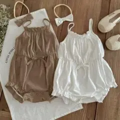 ロンパース　ブラウンのみ