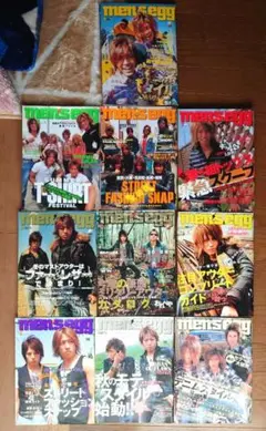 メンズエッグ 雑誌まとめ売り　men'segg　10冊