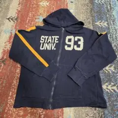 SPORT EQUIP フルジッパーパーカー 150 ネイビー