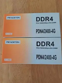 PRINCETON DDR4 4GB メモリー　2個セット