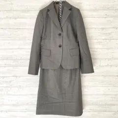 コムサデモード ジャケット スカート セットアップ モヘヤ混 【S〜M】 日本製