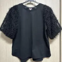 【DRESSTERIOR 】フェザーチュールスリーブカットプルオーバー♪38のサムネイル