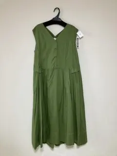 DAMA ノースリーブ ロングワンピース カーキ 13Rのサムネイル
