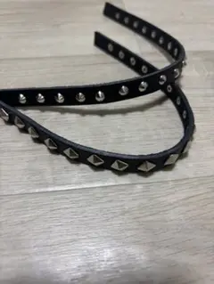 試作　訳あり　スタッズ　レザー