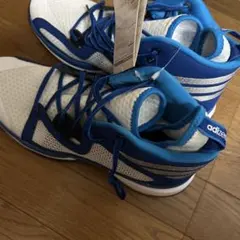 L*y様 adidas B49680 バスケットボールシューズ ホワイト/ブルー