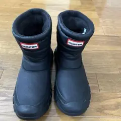 ❣️クリスマスセール❣️HUNTER ブラックブーツ 調整可能