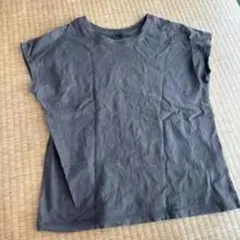 グレー ノースリーブ Tシャツ