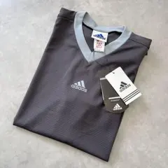 00s デッドストック adidas アディダス CLIMALITE半袖シャツ①