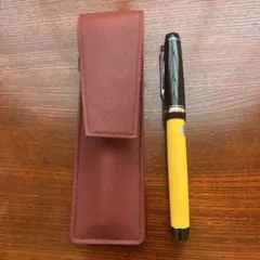 美品 モンブラン万年筆 ボルドー14K585ヴィンテージ旧型1本差しペン