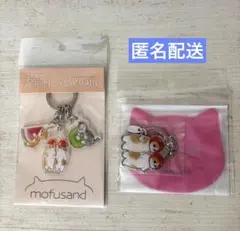 モフサンド PVケース入り　キーホルダー　ふるーつ さくらんぼ　mofusand