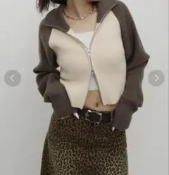 W.W.G ベージュ・ブラウン　 who's who gallery ニット