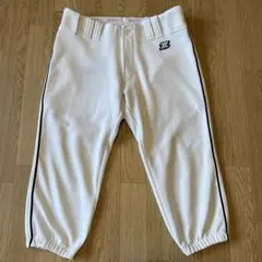 ZETT ホワイト ショートタイプ 練習着 Lサイズ