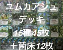 バトルスピリッツ天地転世 ユム・カアシュデッキ15種45枚➕菌床12枚計57枚