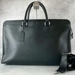 美品 コーチ ベケット 2way ビジネスバッグ 肩掛け A4 レザー 黒