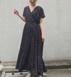 カシュクールワンピース