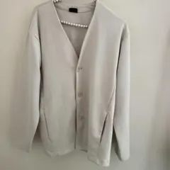 ノーカラージャケット カーディガン