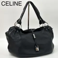 【美品・レア】セリーヌ トリオンフ マカダム レザー ハンドバッグ アーカイブ