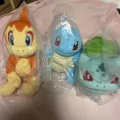 ポケモン 一番くじ C賞 旅立ちの3匹ぬいぐるみコンプリートセット