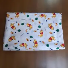 プーさんプリント綿生地113cmx200cm