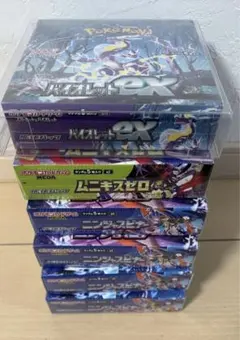 ポケモンカード バイオレットex ムニキスゼロ　ニンジャスピナー 6BOXセット