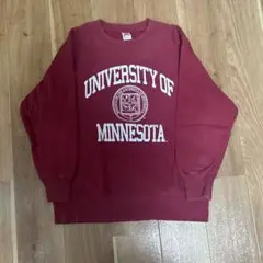 university of minnesota スウェット　リバースウィーブ　赤