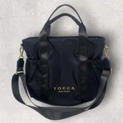 未使用 TOCCA トッカ SANA SIDEPOCKET TOTE ブラックのサムネイル