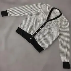 b3727 OPAQUE.CLIP【M】ボーダーカーディガン 長袖のサムネイル