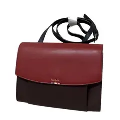 【未使用】ポールスミス クロスオーバーストライプタブ ショルダーバッグ