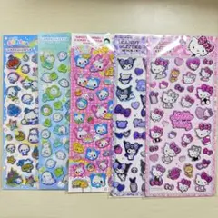 国内正規品 キャンディグリッターシール キティ クロミ シマエナガ あわわちゃん
