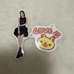 NiziUマコ　HMVポップアップ　ステッカーセット