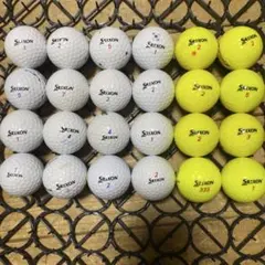 19.SRIXON ロストボール 24球セット 混合のサムネイル