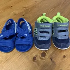 adidasサンダルとNew Balanceスニーカーセット
