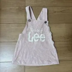 Lee コーデュロイ　ピンク　オーバーオール