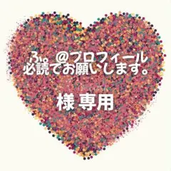 ふ。@プロフィール必読でお願いします。様　専用ページ