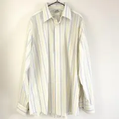Vintage Hermes エルメス　ストライプシャツ　ヴィンテージ
