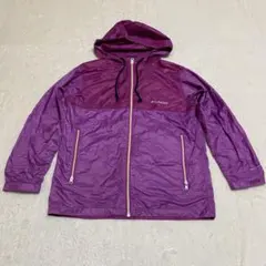 コロンビア イスレイジャケット ナイロンパーカー 撥水加工 紫 レディースM