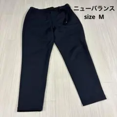 ニューバランス　ウーブンパンツ　ブラック ジョガーパンツ　ストレッチ