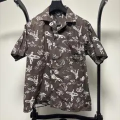 BEAMS HEART 半袖シャツ M ブラウン