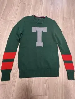 TOMMY HILFIGER 緑色セーター 164サイズ