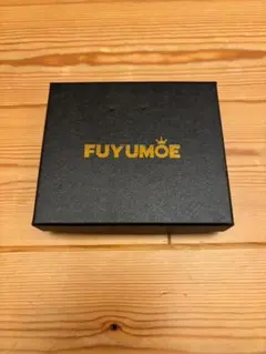 【高級感×大容量】FUYUMOE 二つ折り財布 メンズ 黒 本革風 グレー