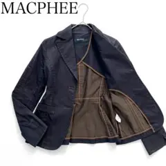 マカフィー　トゥモローランド　テーラード　ジャケット　綿100％　ネイビー