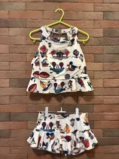 最終値下げ　気球柄 セパレート水着 ビキニ カップ付 M~Lサイズ 未使用のサムネイル