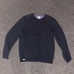 Lacoste リバーシブルトレーナー　ネイビーandパープル　値下げ交渉可