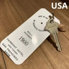 USAヴィンテージ　モーテルキー ホテル キーホルダー 鍵　アメリカ USA