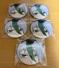 ブルーロック 天狗茶亭 缶バッジ 乙夜影汰 スマイルベースカフェ 5点