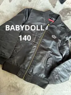 ベビードール　BABYDOLL ブルゾンジャケット140 ブラック　刺繍