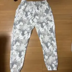 迷彩柄ジョガーパンツ ホワイト・グレー