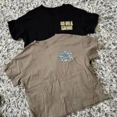 GU キッズTシャツ 半袖 2枚セット 110cm